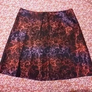 Lane Bryant A-Line Pattern Skirt
